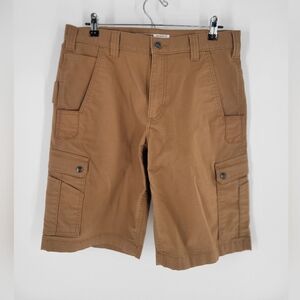 Cargo Rugged Flex Relaxed Fit Ripstop Cargo Work Shorts Size 33